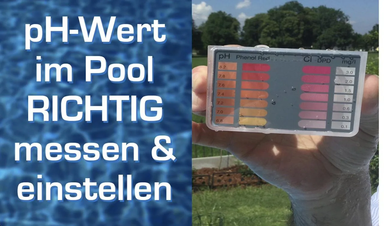 pH-Wert im Pool RICHTIG messen & einstellen